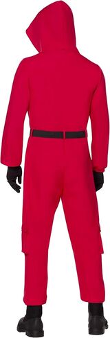 Spirit Halloween Squid Game Adult Squid Game Guard Costume | Officially Licensed | Group Costume | TV and Movie Costume in Saudi Arabia