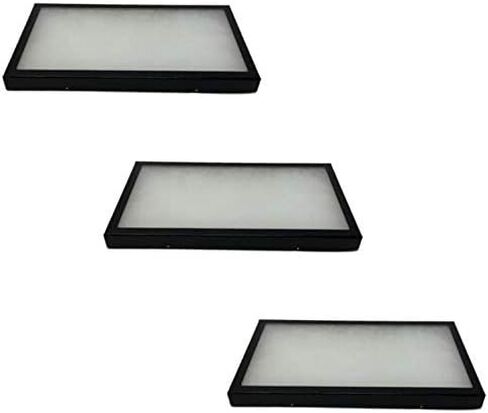 3 عبوات من حافظات عرض Riker مقاس 8 × 14 × 1 للمجوهرات والمقتنيات والمزيد in Kuwait