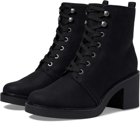 LifeStride Women's Rhodes Combat Block Heel Boot Ankle in Saudi Arabia