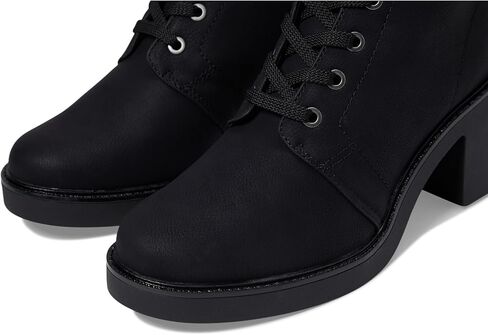 LifeStride Women's Rhodes Combat Block Heel Boot Ankle in Saudi Arabia