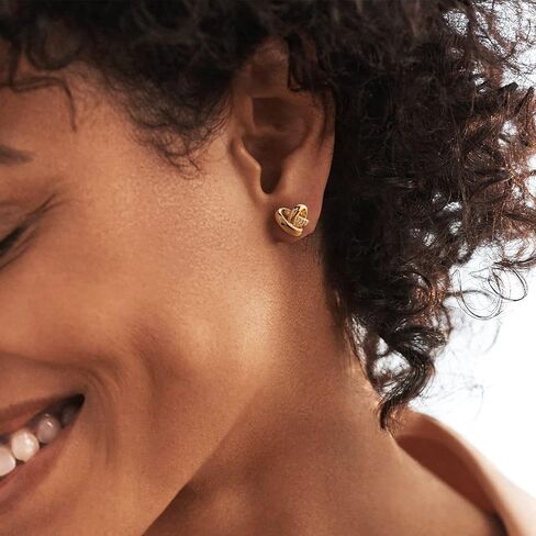 MYEARS Women Earrings Gold Stud 14K Gold Filled Small Simple Handmade Hypoallergenic Everyday Jewelry in Kuwait