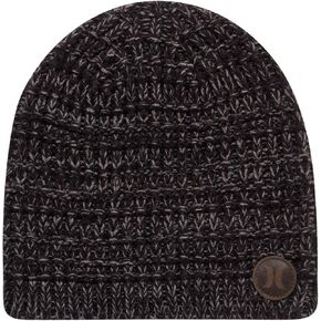Hurley Men's Winter Hat - Loose Knit Marled Beanie