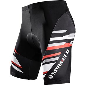 sponeed Bicycle Shorts for Men Cycle Tights Pants Padded Short