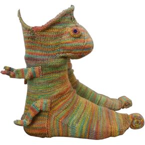 LIN&BABAY Knit Crocodile Socks for Women Men, Novelty Shark Socks Animal Socks, Alligator Socks Warm Thick Knit Funny Socks