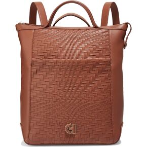 Cole Haan Small Grand Ambition Convertible Backpack Black/Woven One Size in Kuwait