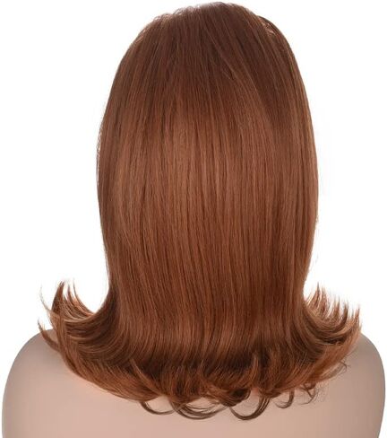 Coraline Womens Flip Wig 70s Pinup Pelucas 60s Retro Beehive Style Vintage Look Betty Rubble Wig Halloween Costume Women Wig wtih Bang (White) in Kuwait