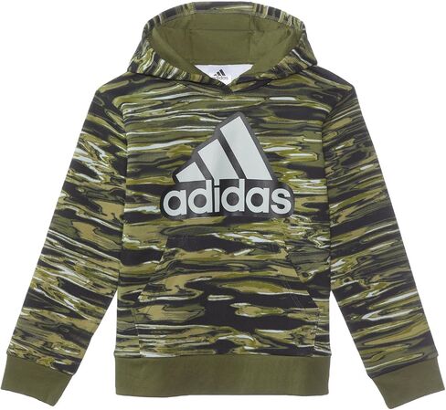 adidas Boy's All Over Print Liquid Camo Hooded Pullover (Big Kids) in Saudi Arabia