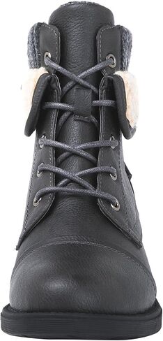 GLOBALWIN Women's Combat Boots Dressy Lace Up Ankle Boots For Women Low Heel in Saudi Arabia