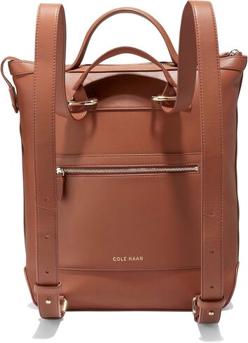 Cole Haan Small Grand Ambition Convertible Backpack Black/Woven One Size in Kuwait
