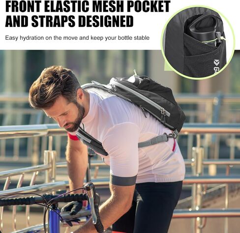 حقيبة G4Free Sling Bag RFID Blocking خفيفة الوزن حقيبة ظهر كروس على الصدر حقيبة كتف للسفر والرياضة والجري in Kuwait