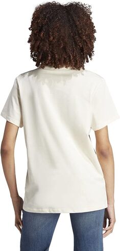 تي شيرت Adidas Originals Trefoil Monogram Infill أبيض رائع XS in Saudi Arabia