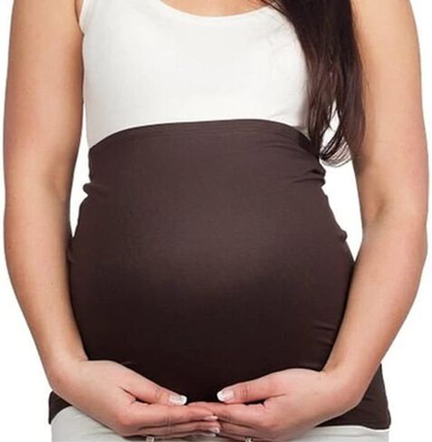 Smart-Safe.com MommySafe Pregnancy Belly Support Band - RF-EMF Shielding Maternity Belly Band, Pregnancy Must Haves (Small, Peach) in Kuwait
