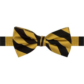 Jacob Alexander Stripe Woven Men's College Striped Pretied Bowtie in Saudi Arabia