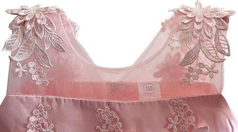 فستان Myosotis510 للفتيات من الدانتيل لحفلات الزفاف وأكمام طويلة ملابس رسمية للحفلات للفتيات الصغيرات in Kuwait