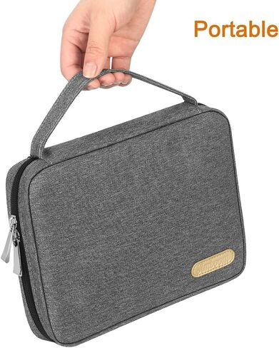 حقيبة تخزين لأحزمة الساعة من SIMBOOM 40، حقيبة منظم لسوار الساعة مقاومة للانسكاب من النايلون، حقيبة حمل وأشرطة ساعة للسفر وحقيبة حمل متوافقة مع أحزمة ساعة Apple ودبوس حزام الساعة، كابل أزرق in Kuwait