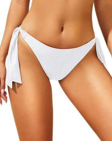 Holipick Bikini Bottoms for Women String Swim Bottom Adjustable Side Tie Bikini Bottom Low Rise Swimsuit Bottom in Saudi Arabia