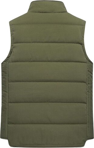 Chrisuno Women's Puffer Vest Casual Stand Collar Quilted Waistcoat Outdoor Padded Ski Vest in Kuwait