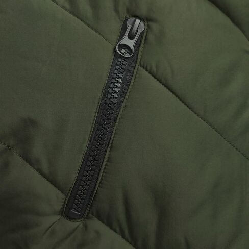 سترات نسائية منتفخة سوداء من MJORI سترة طويلة مبطنة بسحاب للنساء من Chalecos De Mujer De Vestir in Kuwait