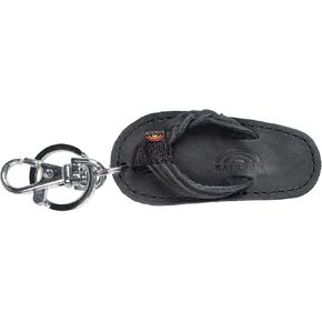 Rainbow Sandals Leather Flirty Braidy Key Chain