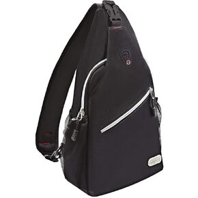 MOSISO Rope Sling Backpack (Up to 13 inch), Multipurpose Crossbody Chest One Shoulder Outdoor Travel Hiking Daypack