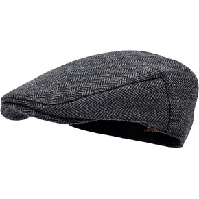 STARANCE Men Hat Wool Blend Newsboy Ivy Hat Tweed Flat Cap in Saudi Arabia
