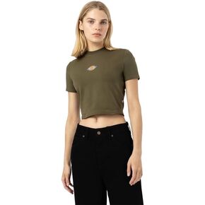 Dickies Women's Maple Valley Logo Cropped T-Shirt