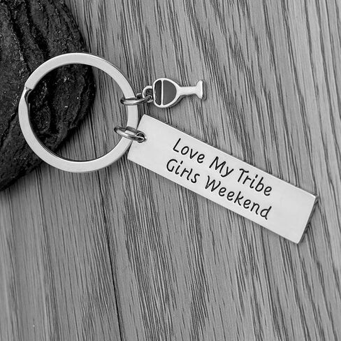 Infinity Collection Girls Weekend Keychain, Love My Tribe, Girls Weekend Gifts for Women, Best Friends Keychain for Women in Kuwait
