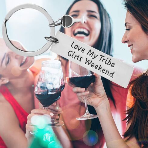 Infinity Collection Girls Weekend Keychain, Love My Tribe, Girls Weekend Gifts for Women, Best Friends Keychain for Women in Kuwait