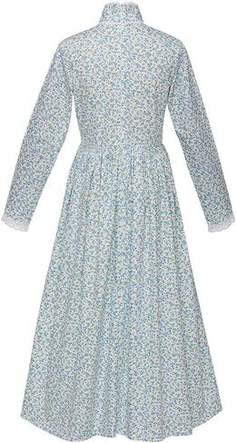 GRACEART Pioneer Girl Dress Colonial Prairie Costume Peasant Amish Dresses 100% Cotton in Kuwait