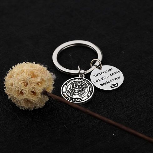 AKTAP Wherever You Go Come Back to Me Graduation Gift Dad Husband Gift Key Ring Deploying Partner Boyfriend Girlfriend in Saudi Arabia