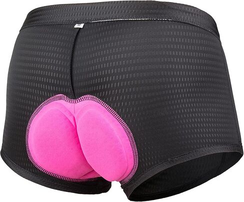 RISESBIK ملابس داخلية نسائية لركوب الدراجات، سراويل داخلية مبطنة ثلاثية الأبعاد، سراويل داخلية MTB للدراجة مع شبكة نحيفة وخفيفة الوزن in Kuwait