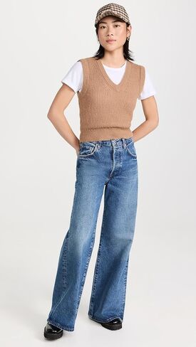 سترة Madewell النسائية المنكمشة القصيرة in Kuwait