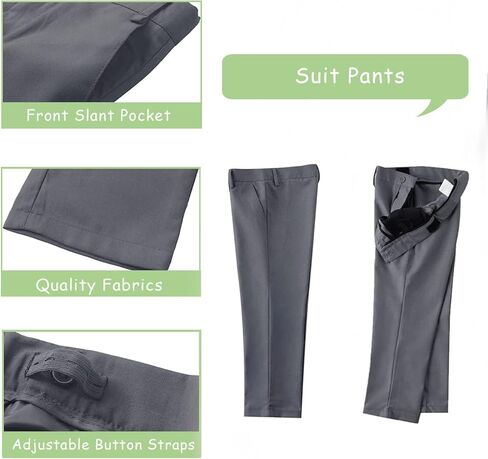 Boys Suit Kids 5 Pieces Tuxedo Suit Set for Wedding Ring Bearer Outfit in Kuwait