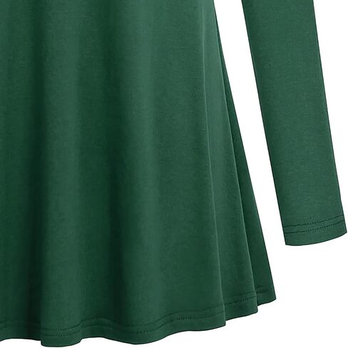 Ouncuty Women Fall Long Sleeve Tops Shawl Neck Button Down Dressy Blouses Shirts in Kuwait