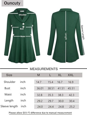 Ouncuty Women Fall Long Sleeve Tops Shawl Neck Button Down Dressy Blouses Shirts in Kuwait