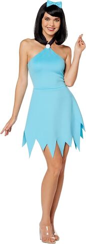 Spirit Halloween The Flintstones Adult Betty Rubble Costume | Officially licensed | Dress Costume | Cosplay Costume in Saudi Arabia