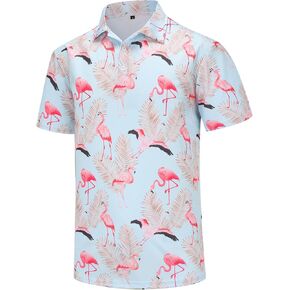 قمصان الجولف للرجال ذات المقاس الجاف، قميص جولف رجالي بأكمام قصيرة وياقة، قمصان بولو مضحكة in Kuwait