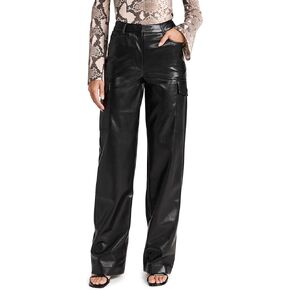 Generation Love Women's Nate Vegan Leather Cargo Pants