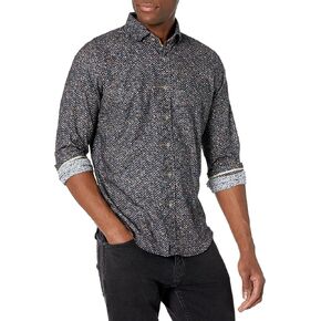 Robert Graham Designs Men's Caddis L/S Woven Shirt, Multi, Large in Kuwait