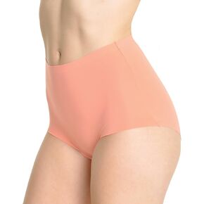 Angelina Women's Nylon Laser Cut Invisible Panty (6-Pack)