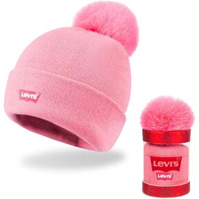 قبعة Levi's النسائية ذات الأكمام مع بوم