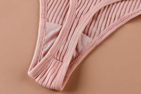 ملابس داخلية نسائية من Cotorance مقسمة بالدانتيل منخفضة الارتفاع من القطن ثونغ هيبستر بيكيني ملابس داخلية in Kuwait