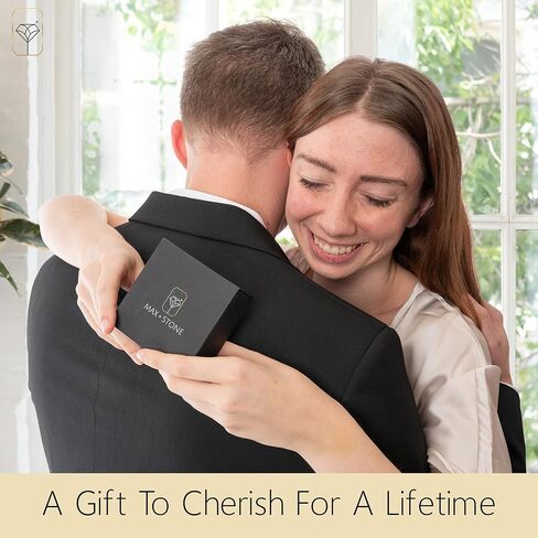 4 قيراط. أقراط من الأحجار الكريمة على شكل وسادة للنساء من الذهب عيار 18 قيراطًا على الفضة الإسترليني | أقراط من الذهب الحقيقي للنساء مع التوباز الأبيض | أقراط جوهرة الميلاد الكبيرة للنساء من MAX + STONE in Kuwait