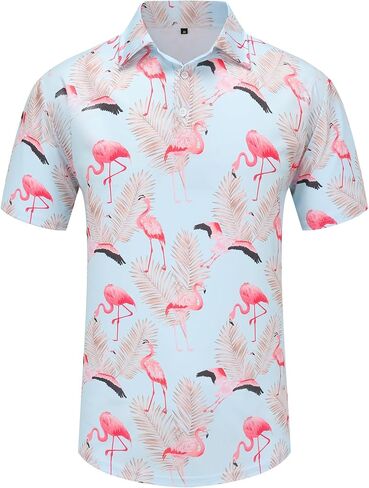 قمصان الجولف للرجال ذات المقاس الجاف، قميص جولف رجالي بأكمام قصيرة وياقة، قمصان بولو مضحكة in Kuwait