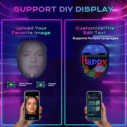 قميص LED مع ملحقات Rave قابلة للبرمجة عبر البلوتوث للحفلات in Kuwait