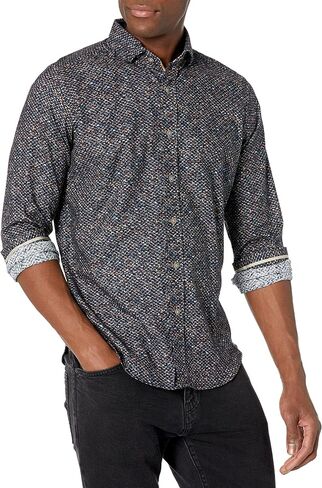 Robert Graham Designs Men's Caddis L/S Woven Shirt, Multi, Large in Saudi Arabia