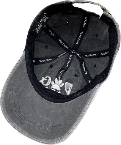 Waldeal Twin Mom Gift Women's Baseball Cap, Adjustable Hat Distressed Retro Denim Washed for Women in Kuwait