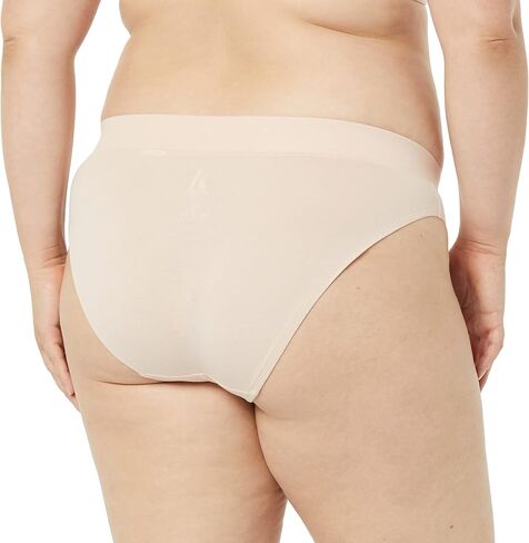 ملابس داخلية قصيرة للسيدات من Amazon Aware مصنوعة من القطن فائق النعومة متوسطة الارتفاع، عبوة من قطعتين in Kuwait