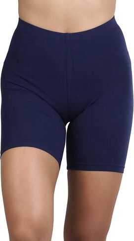 ToBeInStyle Women's Cotton-Spandex Blend 15" Outseam Shorts in Saudi Arabia