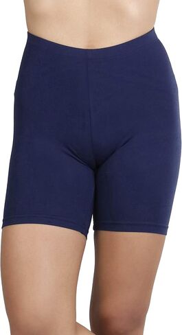 ToBeInStyle Women's Cotton-Spandex Blend 15" Outseam Shorts in Saudi Arabia